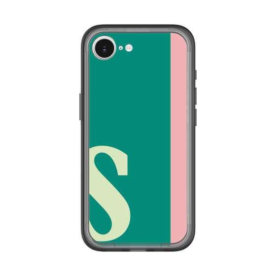 スリムプロテクションプレミアムケース［ オリジナル - initial color line - S green ］
