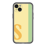 スリムプロテクションプレミアムケース［ オリジナル - initial color line - S yellow ］