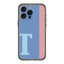 スリムプロテクションプレミアムケース［ オリジナル - initial color line - T blue ］