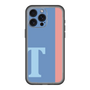 スリムプロテクションプレミアムケース［ オリジナル - initial color line - T blue ］
