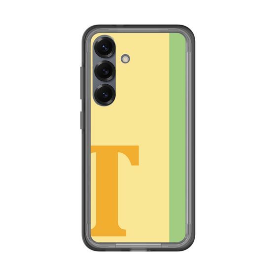 スリムプロテクションプレミアムケース［ オリジナル - initial color line - T yellow ］