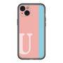 スリムプロテクションプレミアムケース［ オリジナル - initial color line - U pink ］