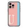 スリムプロテクションプレミアムケース［ オリジナル - initial color line - U pink ］