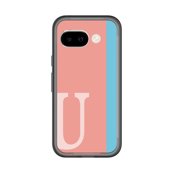 スリムプロテクションプレミアムケース［ オリジナル - initial color line - U pink ］