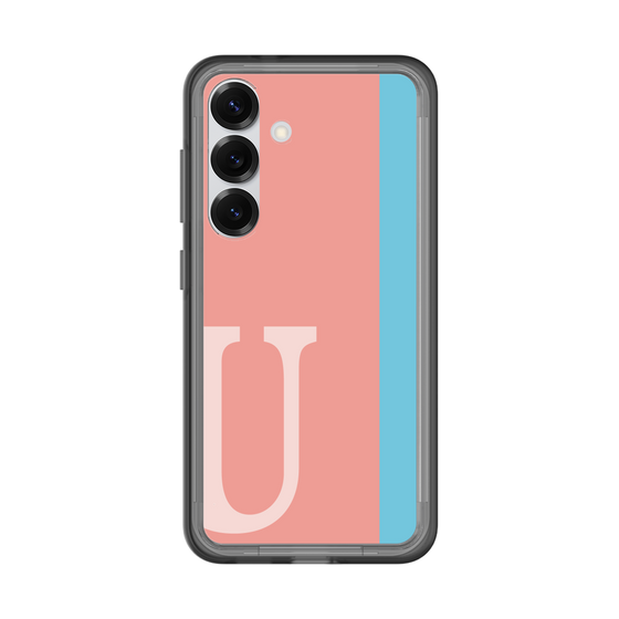 スリムプロテクションプレミアムケース［ オリジナル - initial color line - U pink ］