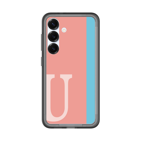 スリムプロテクションプレミアムケース［ オリジナル - initial color line - U pink ］