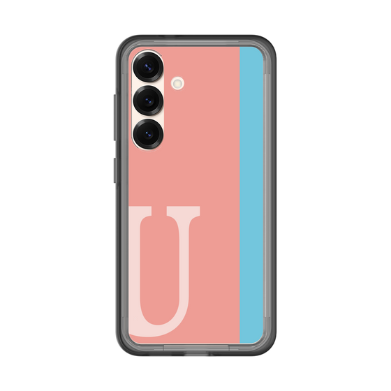 スリムプロテクションプレミアムケース［ オリジナル - initial color line - U pink ］