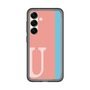 スリムプロテクションプレミアムケース［ オリジナル - initial color line - U pink ］