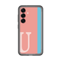 スリムプロテクションプレミアムケース［ オリジナル - initial color line - U pink ］