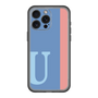 スリムプロテクションプレミアムケース［ オリジナル - initial color line - U blue ］