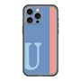 スリムプロテクションプレミアムケース［ オリジナル - initial color line - U blue ］