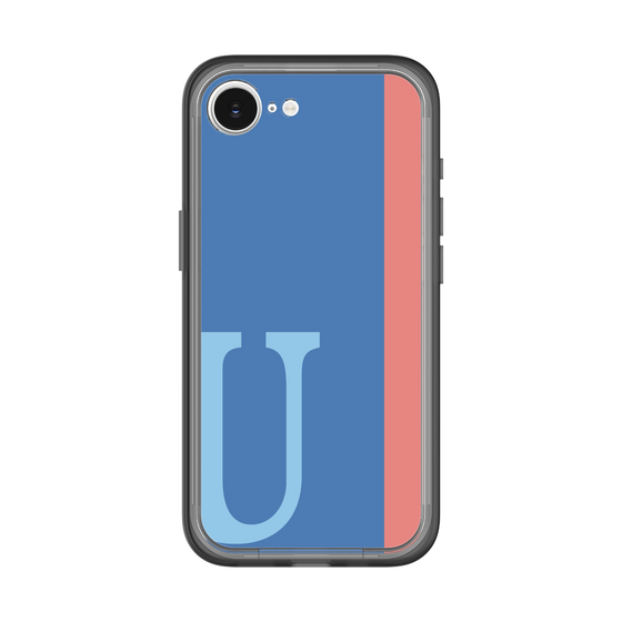 スリムプロテクションプレミアムケース［ オリジナル - initial color line - U blue ］