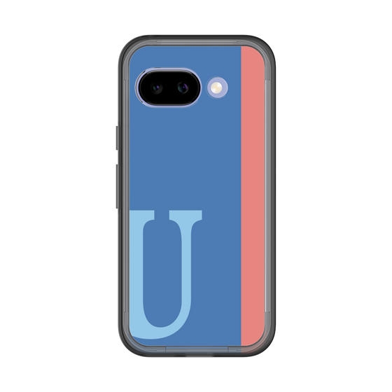 スリムプロテクションプレミアムケース［ オリジナル - initial color line - U blue ］