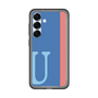 スリムプロテクションプレミアムケース［ オリジナル - initial color line - U blue ］