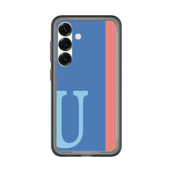 スリムプロテクションプレミアムケース［ オリジナル - initial color line - U blue ］