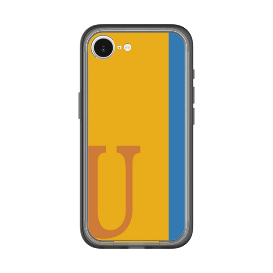 スリムプロテクションプレミアムケース［ オリジナル - initial color line - U orange ］