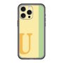 スリムプロテクションプレミアムケース［ オリジナル - initial color line - U yellow ］