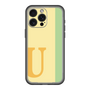 スリムプロテクションプレミアムケース［ オリジナル - initial color line - U yellow ］