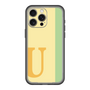 スリムプロテクションプレミアムケース［ オリジナル - initial color line - U yellow ］