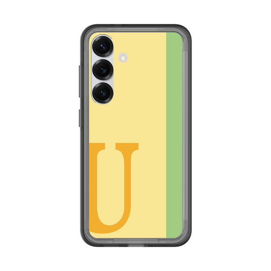 スリムプロテクションプレミアムケース［ オリジナル - initial color line - U yellow ］