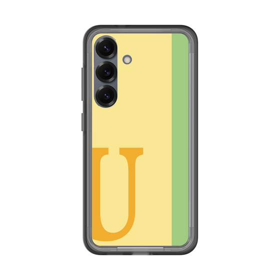 スリムプロテクションプレミアムケース［ オリジナル - initial color line - U yellow ］
