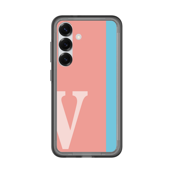 スリムプロテクションプレミアムケース［ オリジナル - initial color line - V pink ］
