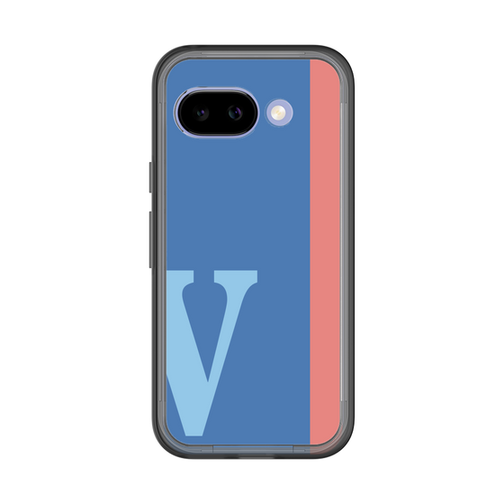 スリムプロテクションプレミアムケース［ オリジナル - initial color line - V blue ］