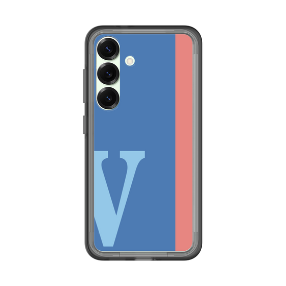 スリムプロテクションプレミアムケース［ オリジナル - initial color line - V blue ］