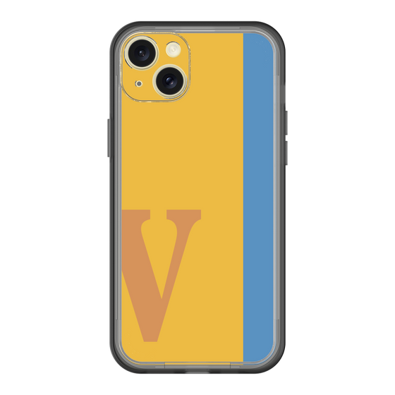 スリムプロテクションプレミアムケース［ オリジナル - initial color line - V orange ］