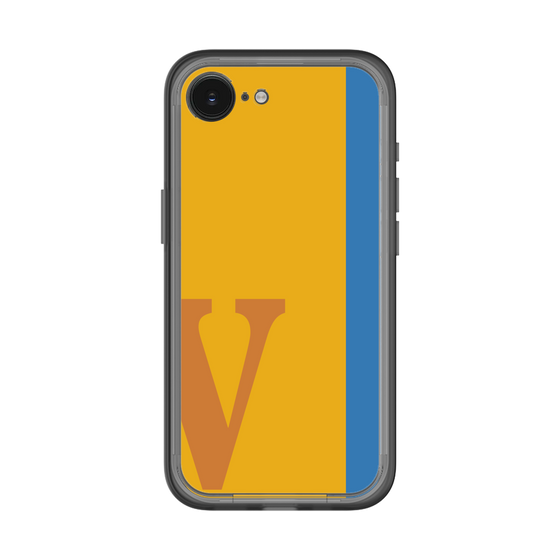 スリムプロテクションプレミアムケース［ オリジナル - initial color line - V orange ］