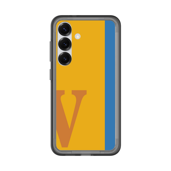 スリムプロテクションプレミアムケース［ オリジナル - initial color line - V orange ］