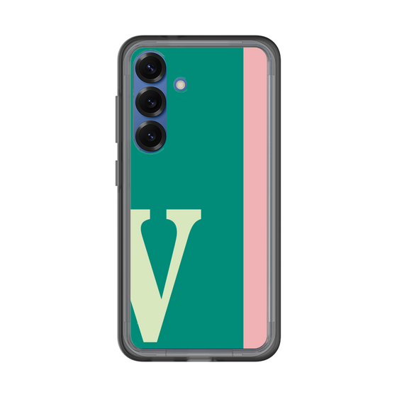 スリムプロテクションプレミアムケース［ オリジナル - initial color line - V green ］