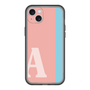 スリムプロテクションプレミアムケース［ オリジナル - initial color line - A pink ］