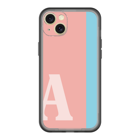 スリムプロテクションプレミアムケース［ オリジナル - initial color line - A pink ］