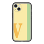 スリムプロテクションプレミアムケース［ オリジナル - initial color line - V yellow ］