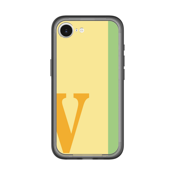 スリムプロテクションプレミアムケース［ オリジナル - initial color line - V yellow ］