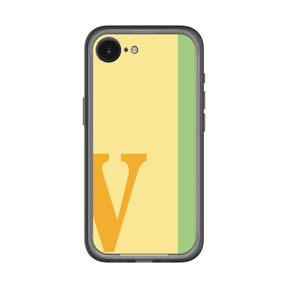 スリムプロテクションプレミアムケース［ オリジナル - initial color line - V yellow ］