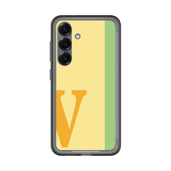 スリムプロテクションプレミアムケース［ オリジナル - initial color line - V yellow ］