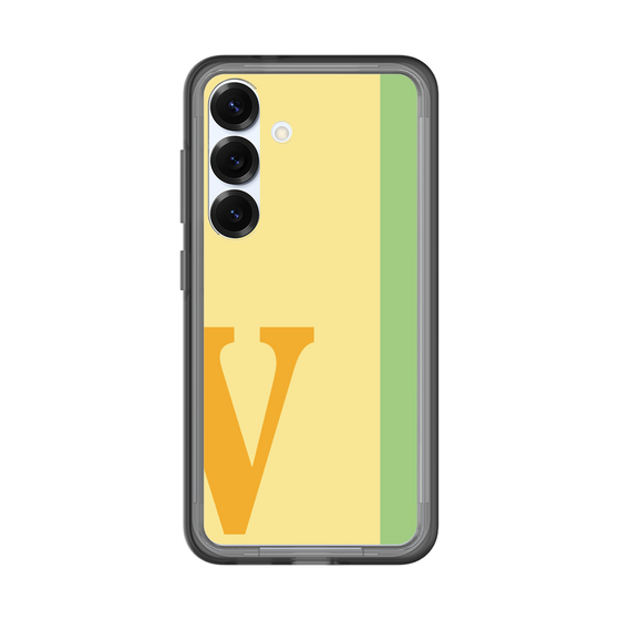 スリムプロテクションプレミアムケース［ オリジナル - initial color line - V yellow ］