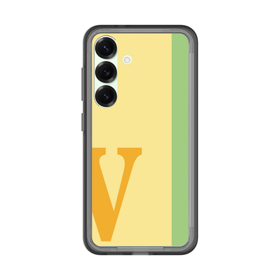 スリムプロテクションプレミアムケース［ オリジナル - initial color line - V yellow ］