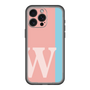 スリムプロテクションプレミアムケース［ オリジナル - initial color line - W pink ］