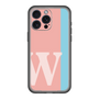 スリムプロテクションプレミアムケース［ オリジナル - initial color line - W pink ］