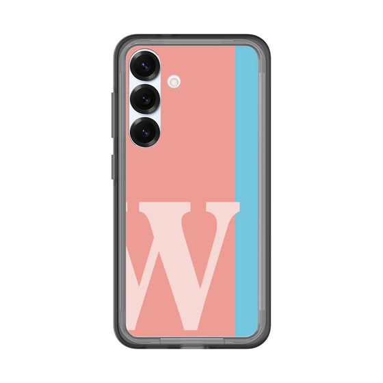 スリムプロテクションプレミアムケース［ オリジナル - initial color line - W pink ］