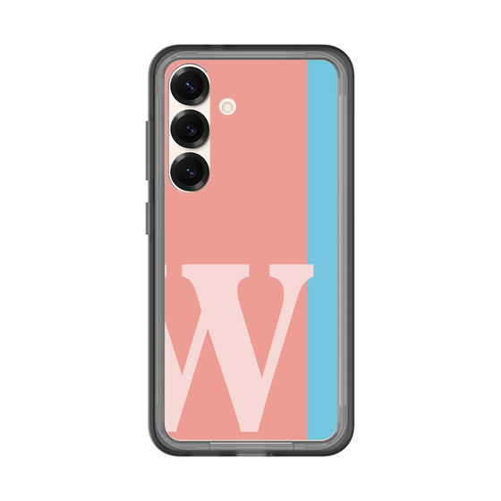 スリムプロテクションプレミアムケース［ オリジナル - initial color line - W pink ］