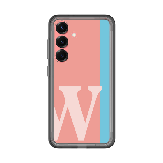 スリムプロテクションプレミアムケース［ オリジナル - initial color line - W pink ］