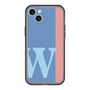 スリムプロテクションプレミアムケース［ オリジナル - initial color line - W blue ］
