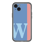 スリムプロテクションプレミアムケース［ オリジナル - initial color line - W blue ］