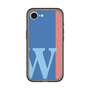 スリムプロテクションプレミアムケース［ オリジナル - initial color line - W blue ］