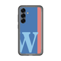 スリムプロテクションプレミアムケース［ オリジナル - initial color line - W blue ］