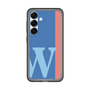 スリムプロテクションプレミアムケース［ オリジナル - initial color line - W blue ］